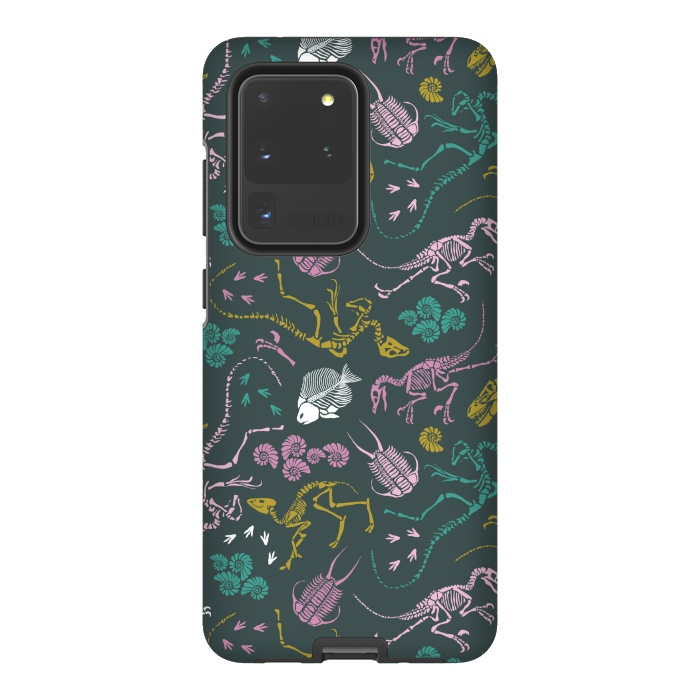 Galaxy S20 Ultra StrongFit Dinosaurs by Tishya Oedit