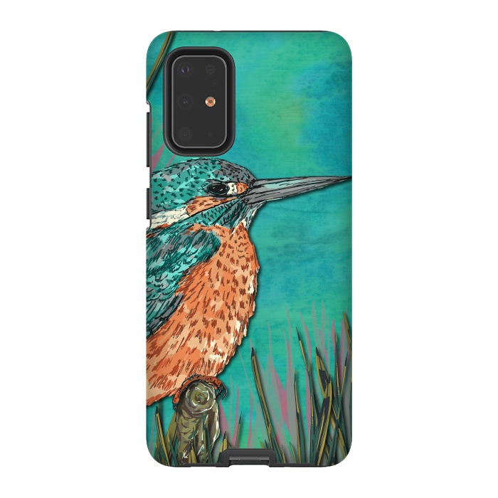 Galaxy S20 Plus StrongFit Kingfisher by Lotti Brown