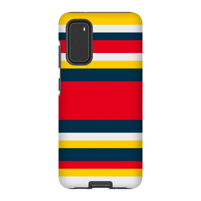 Galaxy S20 StrongFit Colorful Casual Stripes by TMSarts