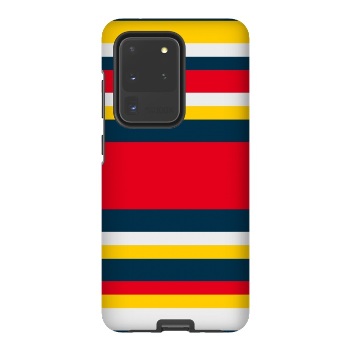 Galaxy S20 Ultra StrongFit Colorful Casual Stripes by TMSarts