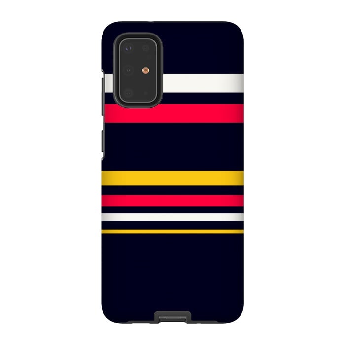 Galaxy S20 Plus StrongFit Flat Colorful Stripes by TMSarts