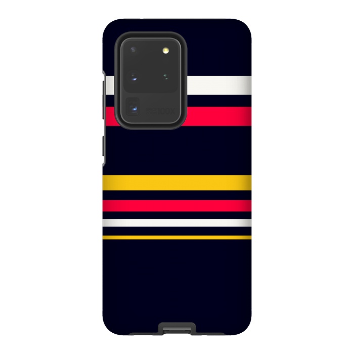 Galaxy S20 Ultra StrongFit Flat Colorful Stripes by TMSarts
