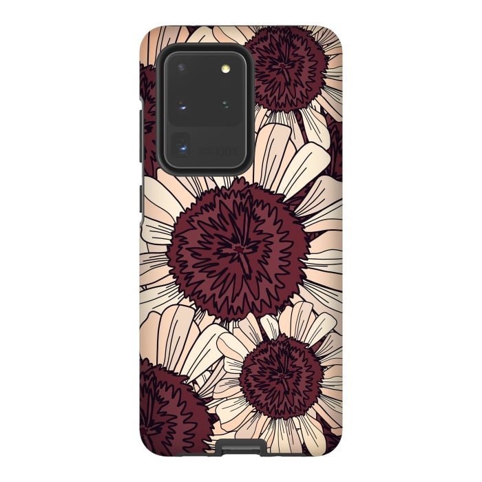 Galaxy S20 Ultra StrongFit Autumn flowers by Steve Wade (Swade)