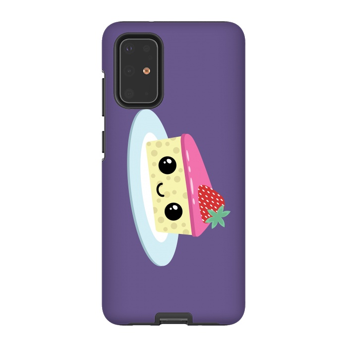 Galaxy S20 Plus StrongFit Cute cheesecake by Laura Nagel