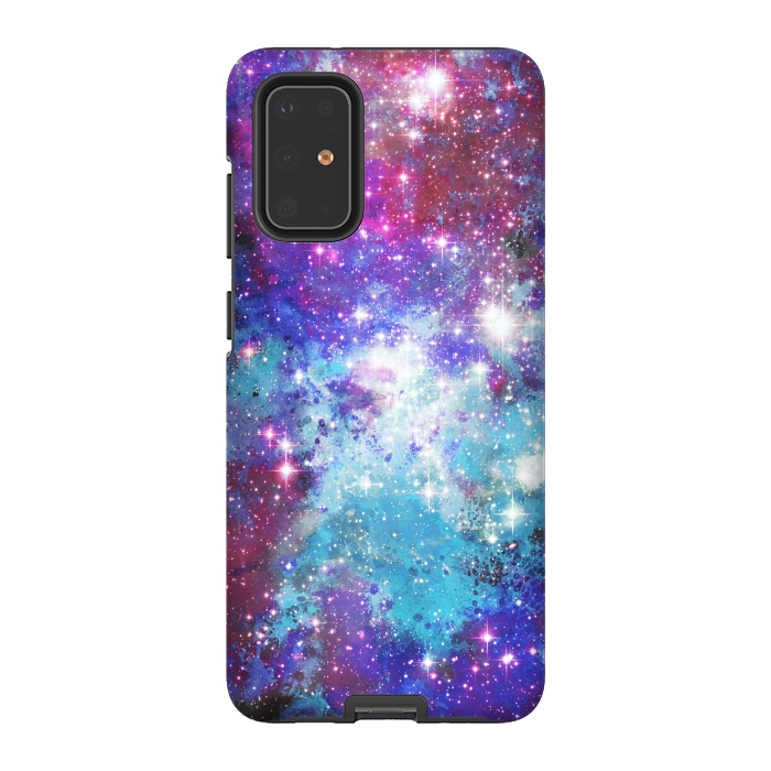 Galaxy S20 Plus StrongFit Purple violet starry galaxy by Oana 