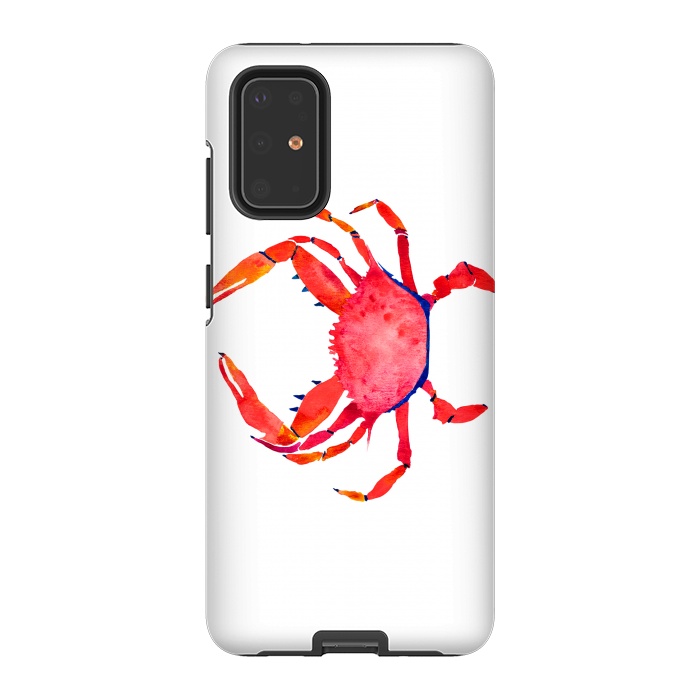 Galaxy S20 Plus StrongFit Red Crab by Amaya Brydon