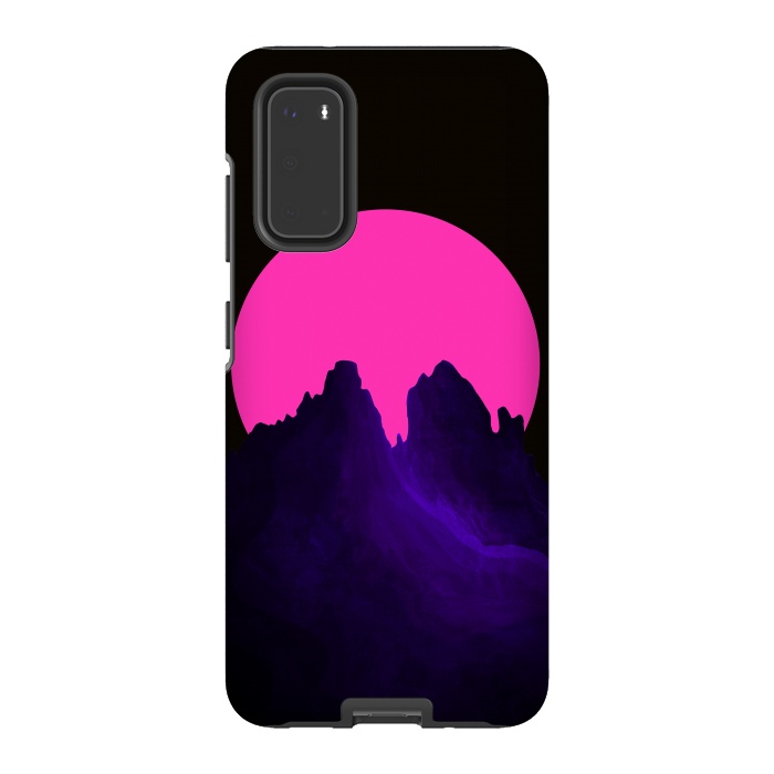 Galaxy S20 StrongFit The great pink moon by Steve Wade (Swade)