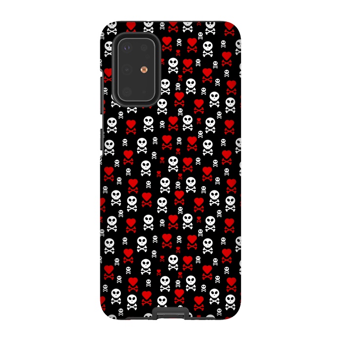 Galaxy S20 Plus StrongFit Skull Heart by TMSarts