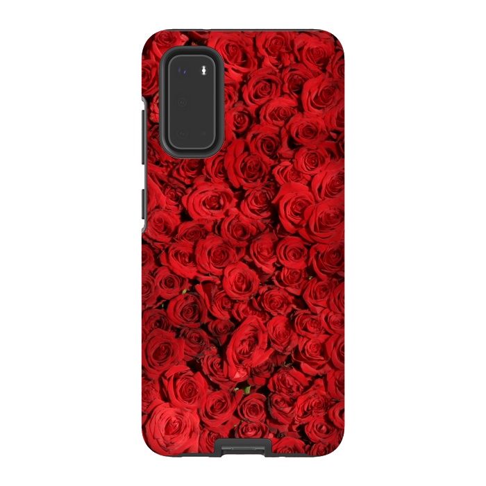 Galaxy S20 StrongFit Red Roses by Winston