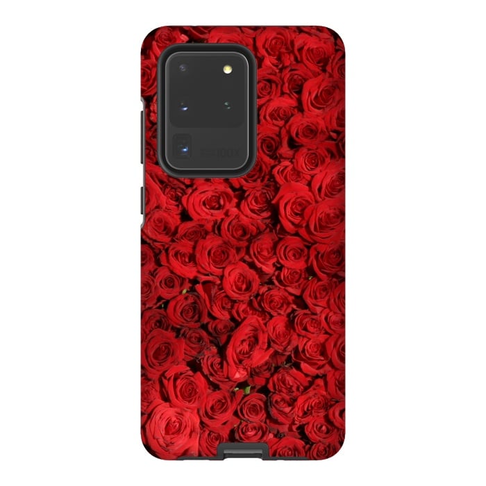 Galaxy S20 Ultra StrongFit Red Roses by Winston