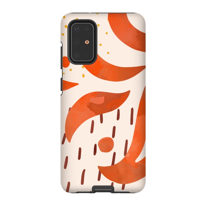 Galaxy S20 Plus StrongFit Great Orange by Creativeaxle