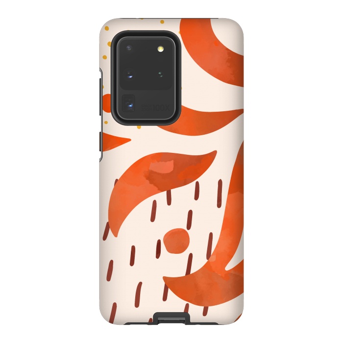 Galaxy S20 Ultra StrongFit Great Orange by Creativeaxle