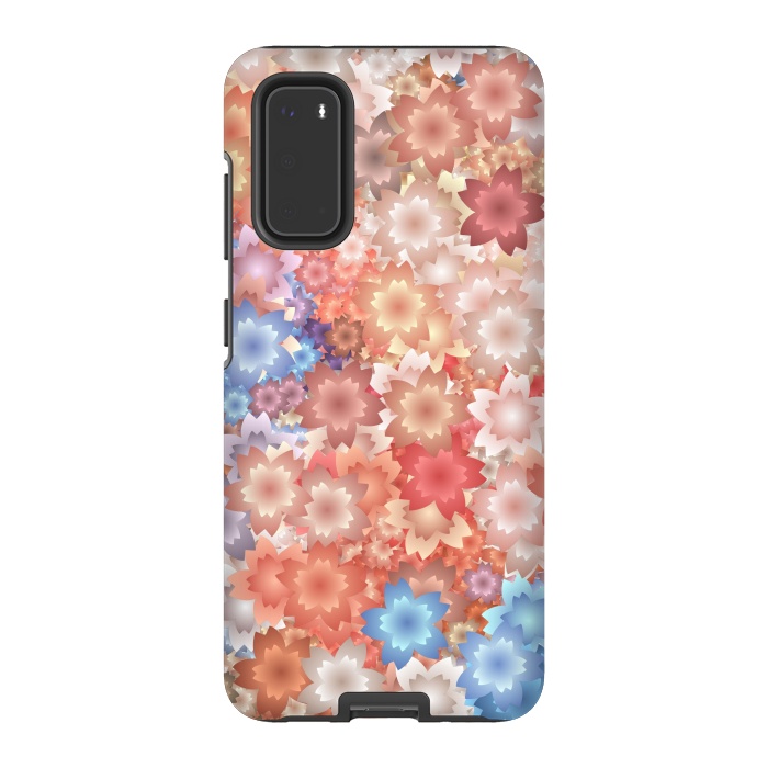 Galaxy S20 StrongFit Flowers flames by Winston