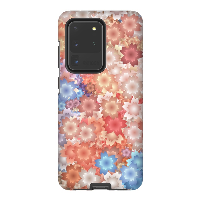 Galaxy S20 Ultra StrongFit Flowers flames by Winston