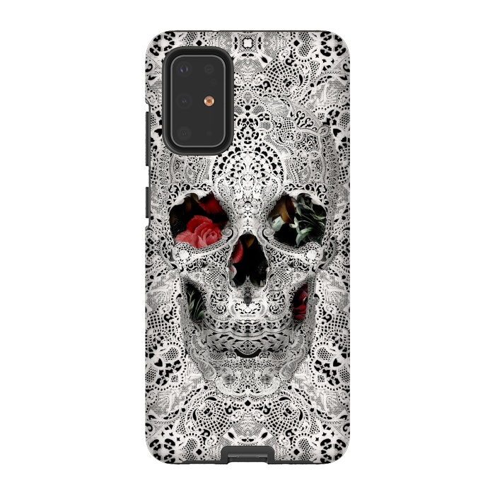 Galaxy S20 Plus StrongFit Lace Skull 2 by Ali Gulec