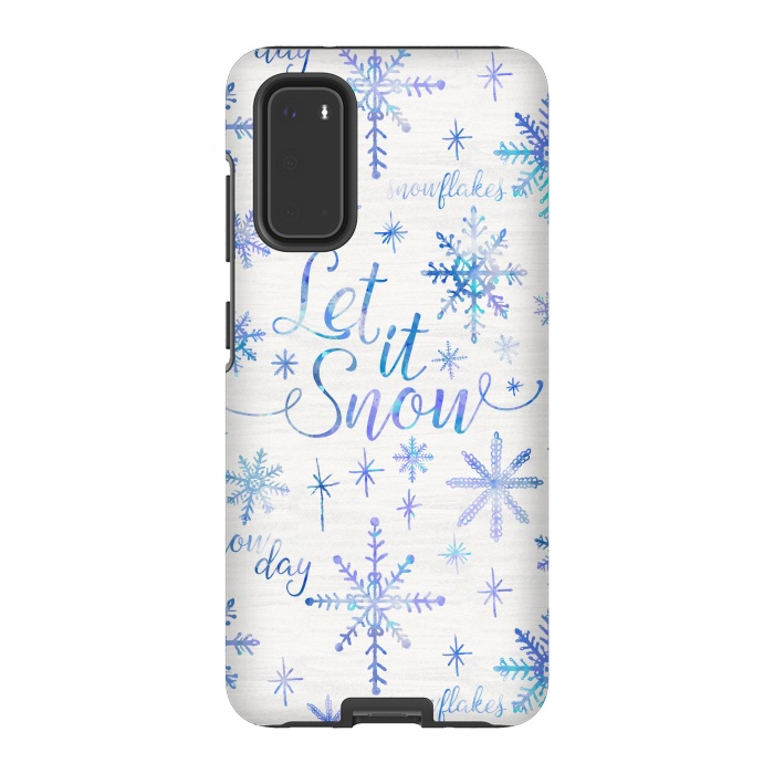 Galaxy S20 StrongFit Let It Snow by Noonday Design