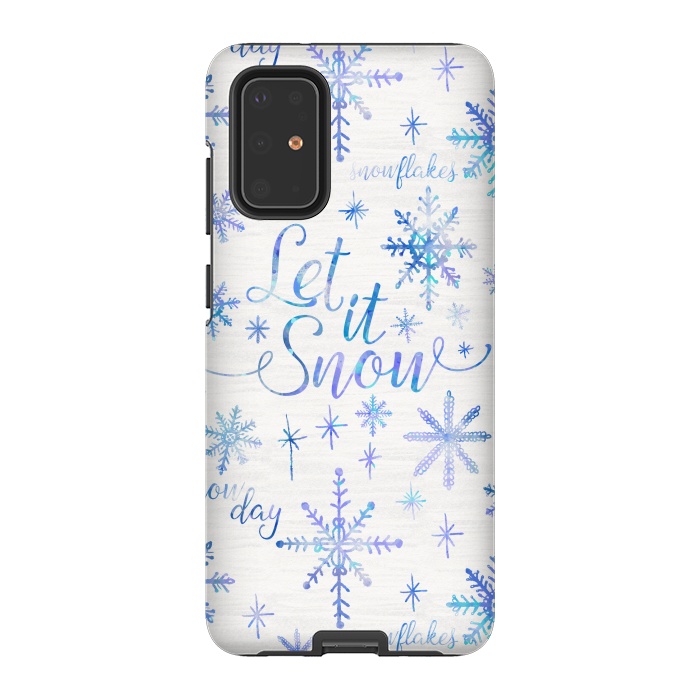 Galaxy S20 Plus StrongFit Let It Snow by Noonday Design