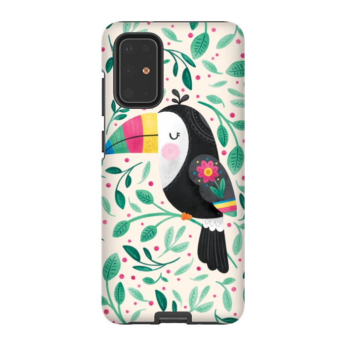 Galaxy S20 Plus StrongFit Cheeky Toucan by Noonday Design