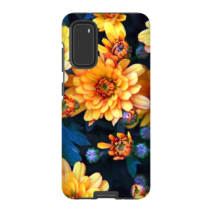 Galaxy S20 StrongFit Chrysanthemums by Winston
