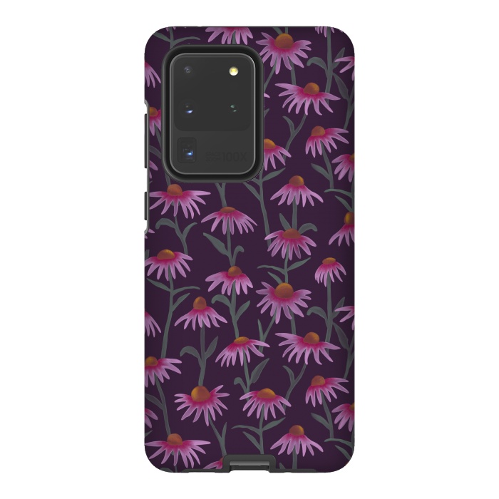 Galaxy S20 Ultra StrongFit Echinacea Flowers by Tishya Oedit