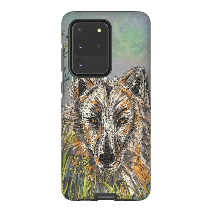 Galaxy S20 Ultra StrongFit Wolf I by Lotti Brown