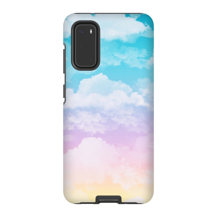 Galaxy S20 StrongFit Pastel Clouds by Julie Erin Designs