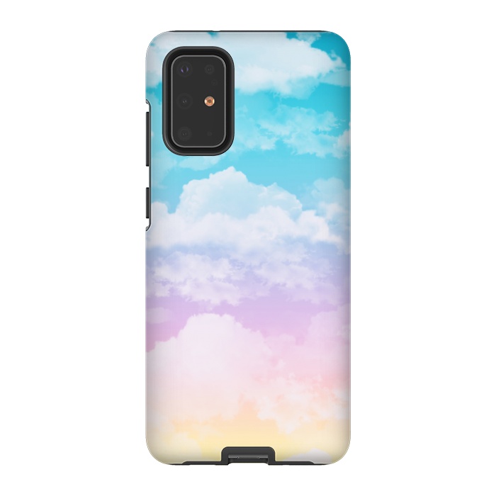 Galaxy S20 Plus StrongFit Pastel Clouds by Julie Erin Designs