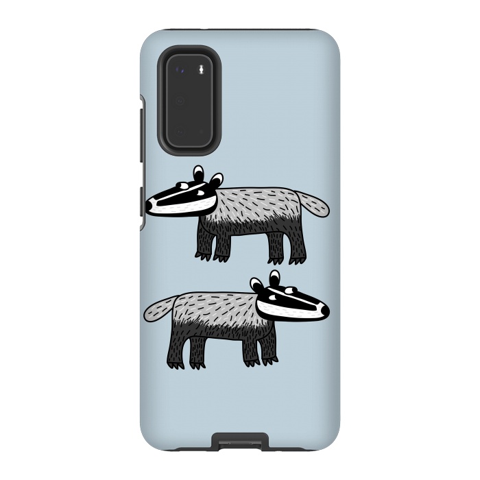 Galaxy S20 StrongFit Badgers by Nic Squirrell