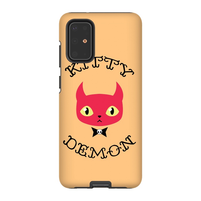 Galaxy S20 Plus StrongFit Kitty demon by Laura Nagel