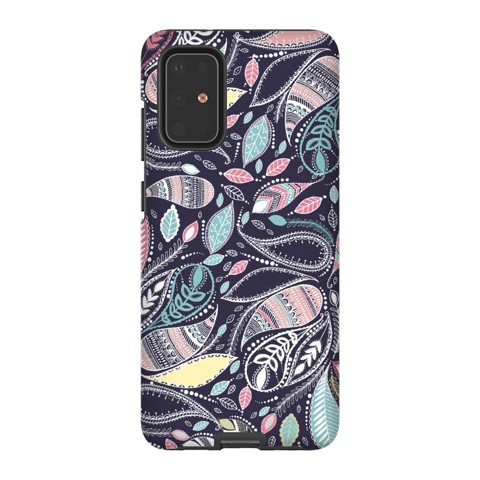 Galaxy S20 Plus StrongFit Paisley Princess by Rose Halsey