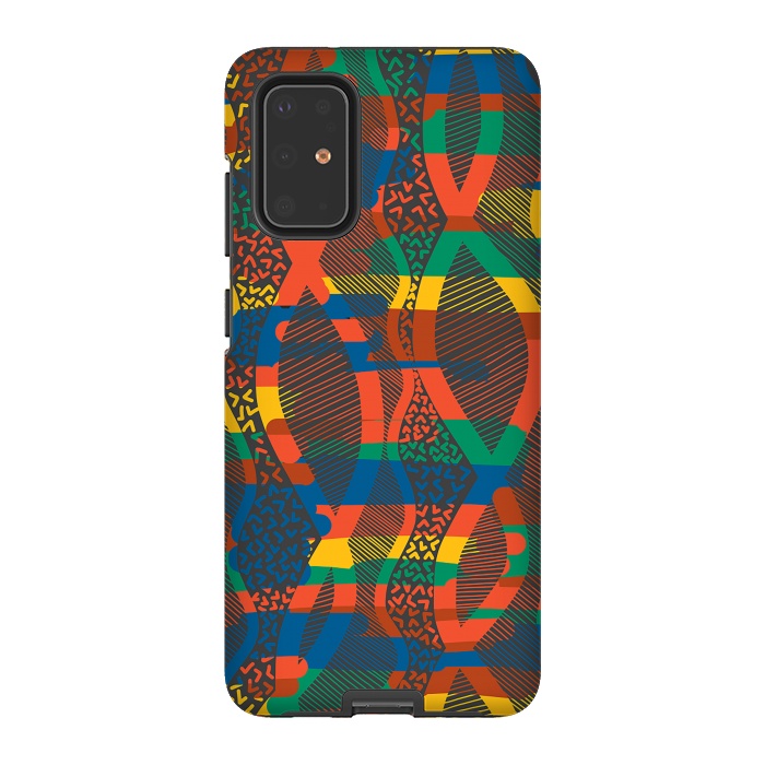 Galaxy S20 Plus StrongFit African Lineart by Hanny Agustine