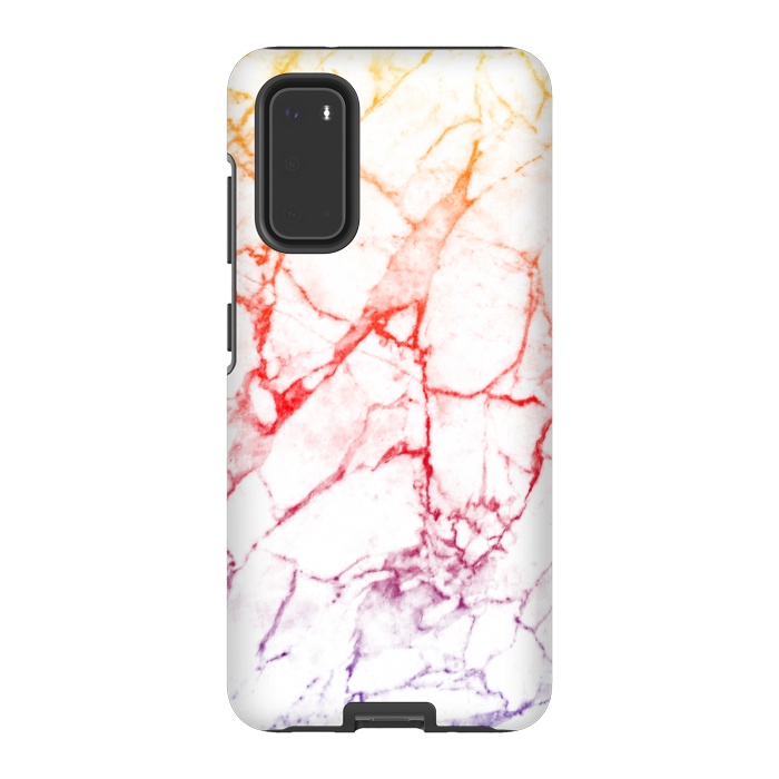 Galaxy S20 StrongFit Colour gradient marble texture by Oana 