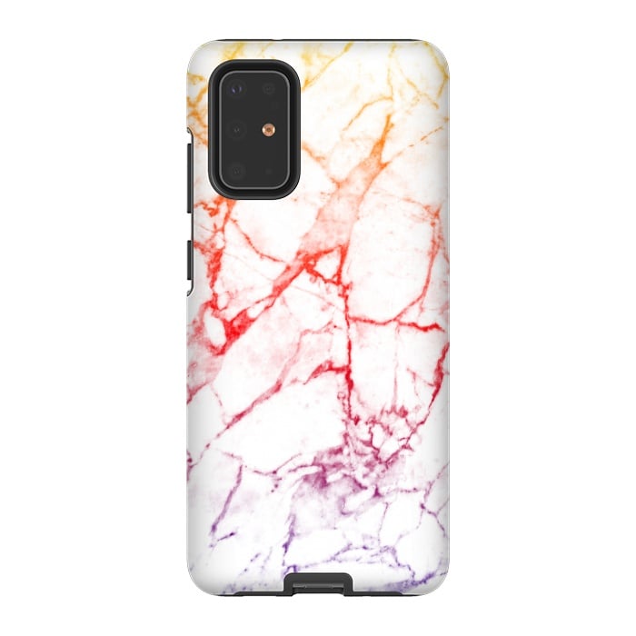 Galaxy S20 Plus StrongFit Colour gradient marble texture by Oana 