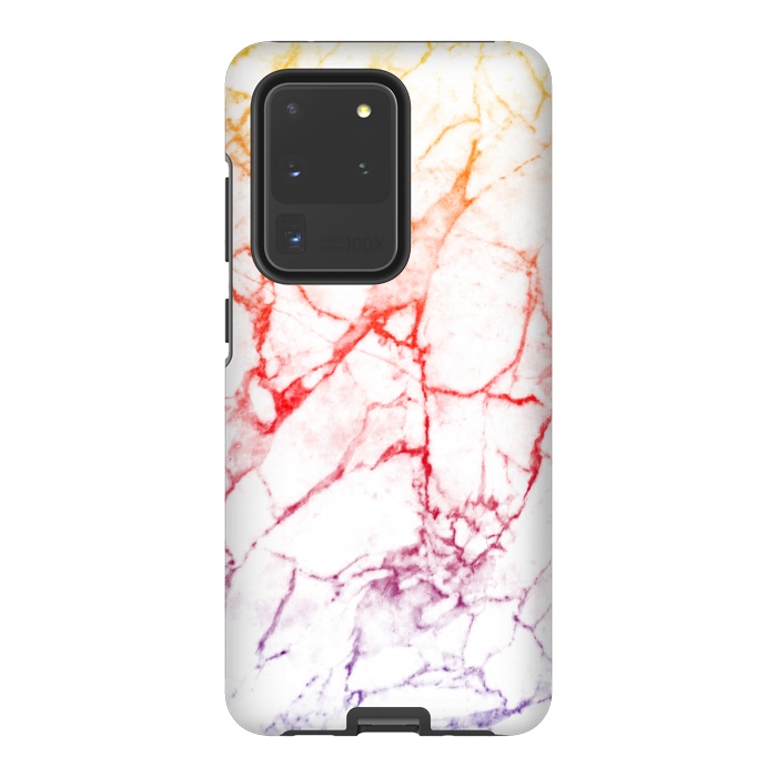 Galaxy S20 Ultra StrongFit Colour gradient marble texture by Oana 