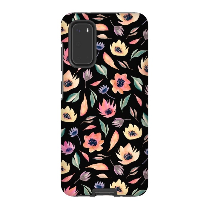 Galaxy S20 StrongFit Floral pattern by Julia Badeeva