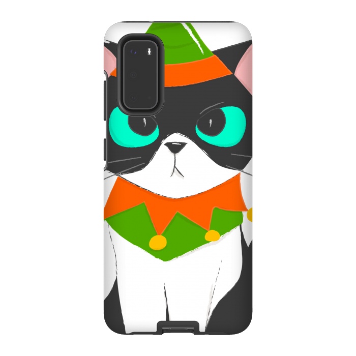Galaxy S20 StrongFit funny kitty by haroulita