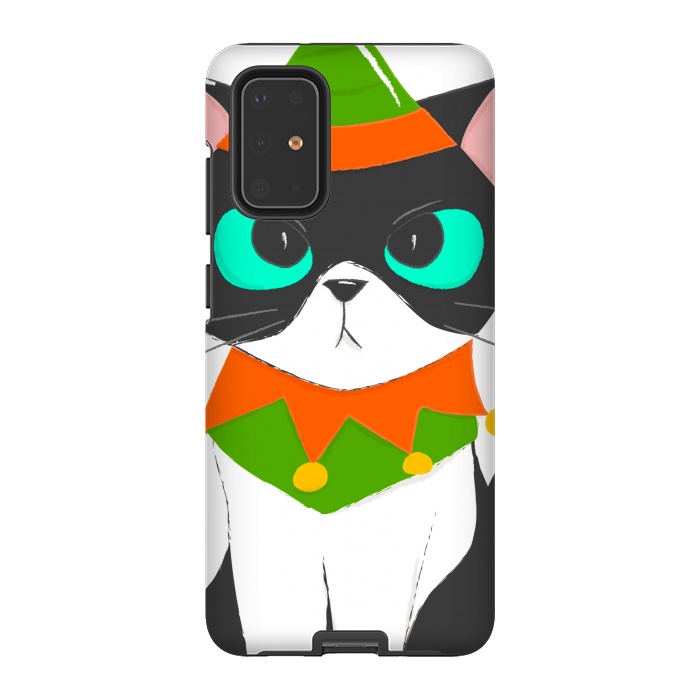 Galaxy S20 Plus StrongFit funny kitty by haroulita