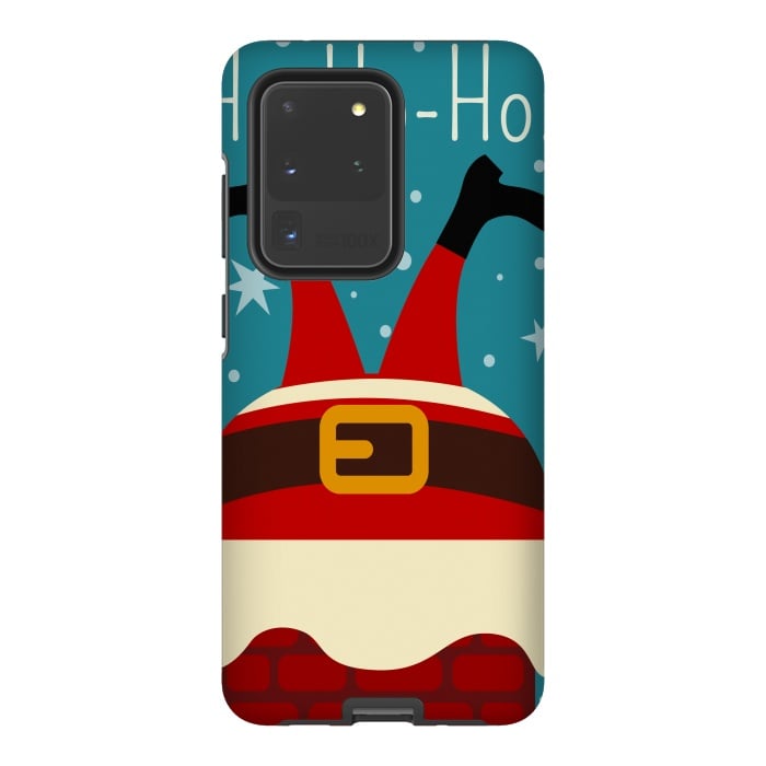 Galaxy S20 Ultra StrongFit cute funny santa by haroulita