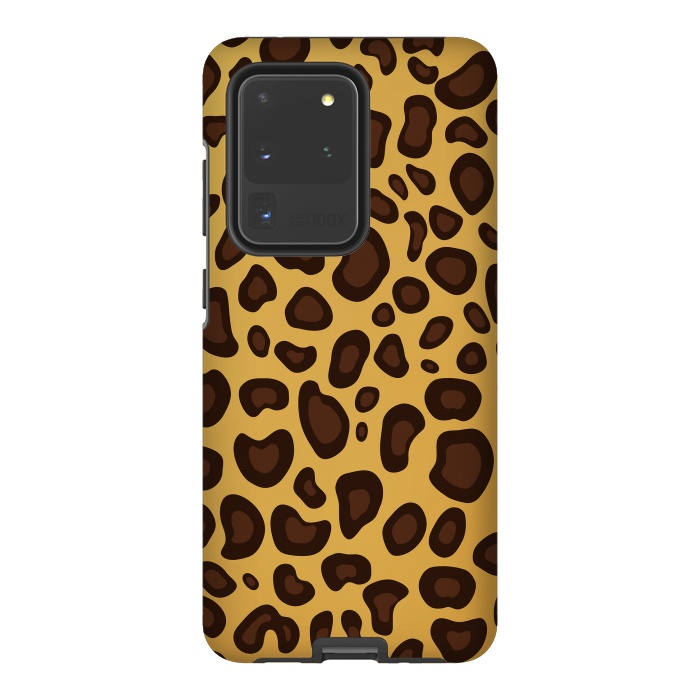 Galaxy S20 Ultra StrongFit animal print leopard by haroulita