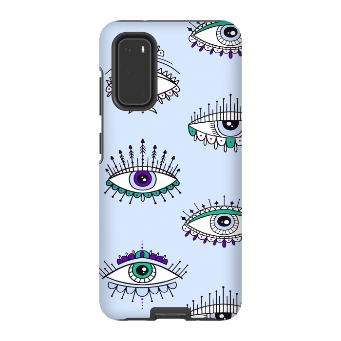 Galaxy S20 StrongFit evil eyes by haroulita