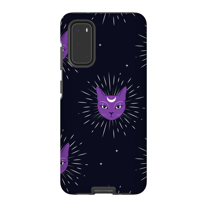 Galaxy S20 StrongFit magic cats by haroulita