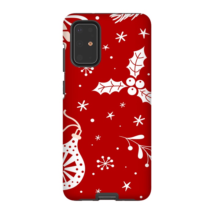 Galaxy S20 Plus StrongFit christmas pattern by haroulita