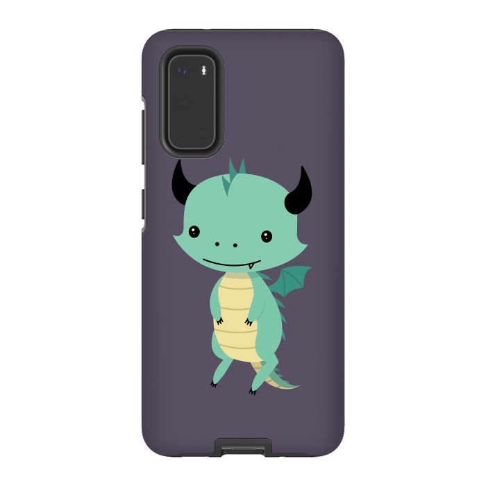 Galaxy S20 StrongFit Cute dragon by Laura Nagel