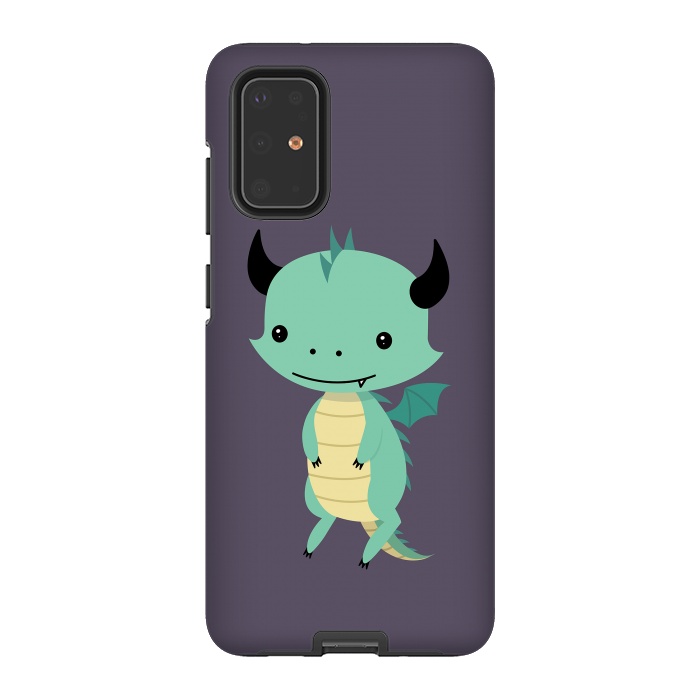 Galaxy S20 Plus StrongFit Cute dragon by Laura Nagel
