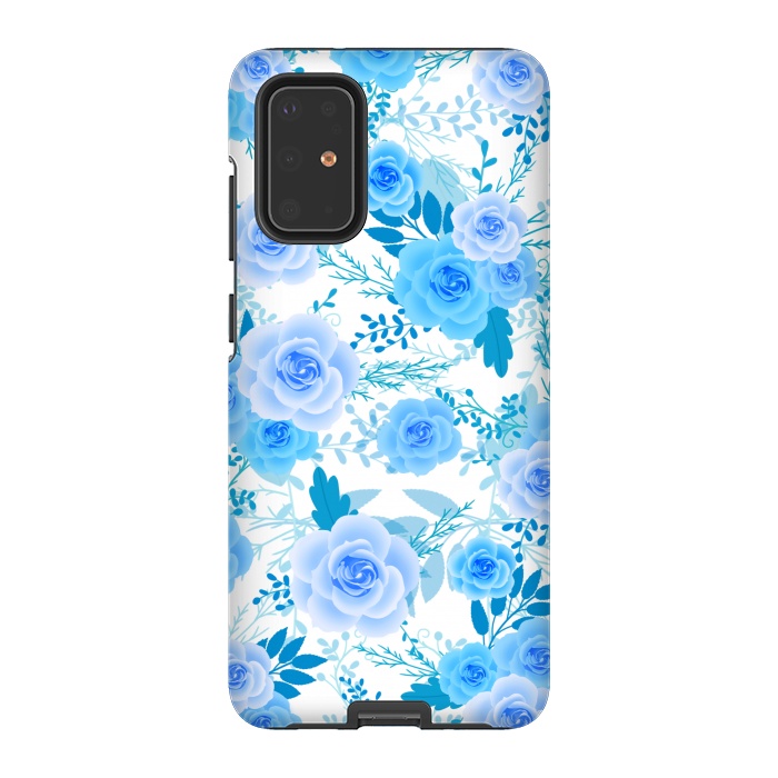 Galaxy S20 Plus StrongFit Blue roses by Jms