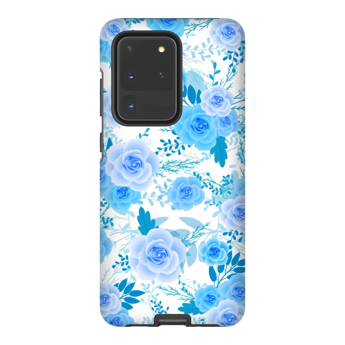 Galaxy S20 Ultra StrongFit Blue roses by Jms
