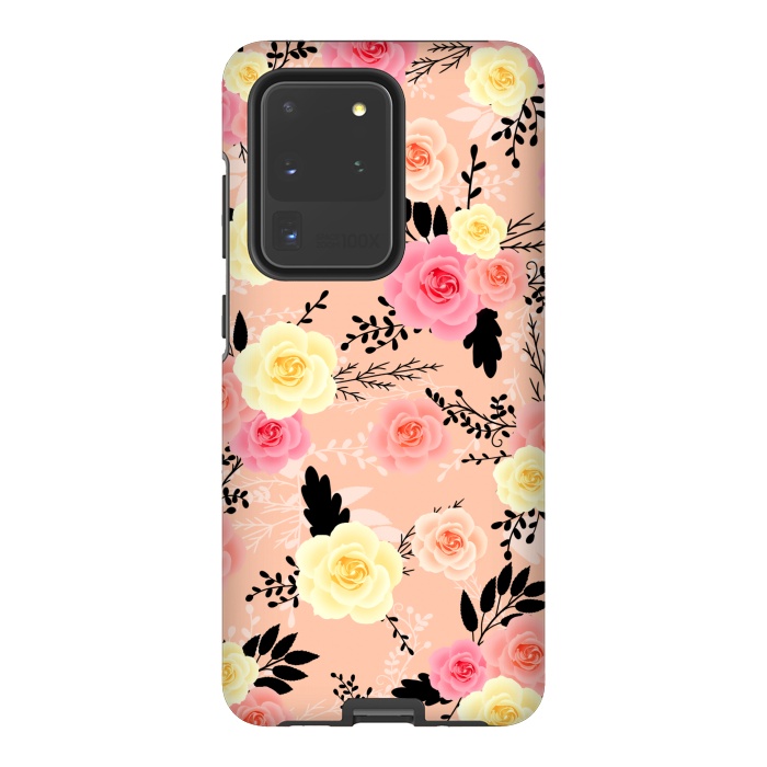 Galaxy S20 Ultra StrongFit Roses pattern by Jms