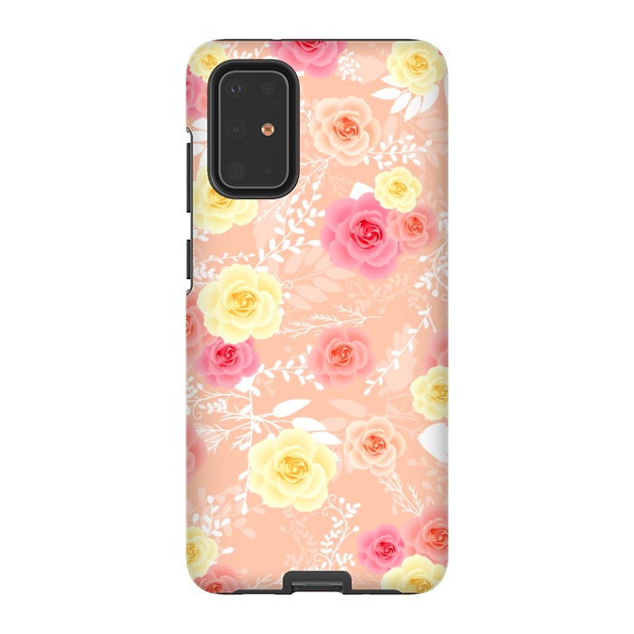 Galaxy S20 Plus StrongFit Roses art by Jms