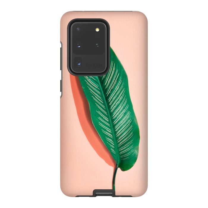 Galaxy S20 Ultra StrongFit Green leaf  by Winston
