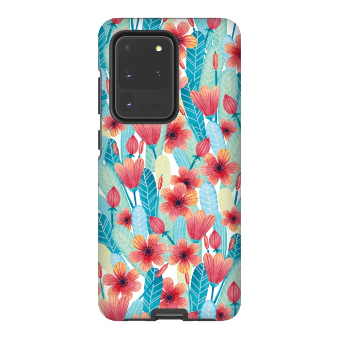 Galaxy S20 Ultra StrongFit Delightful Daisies by gingerlique